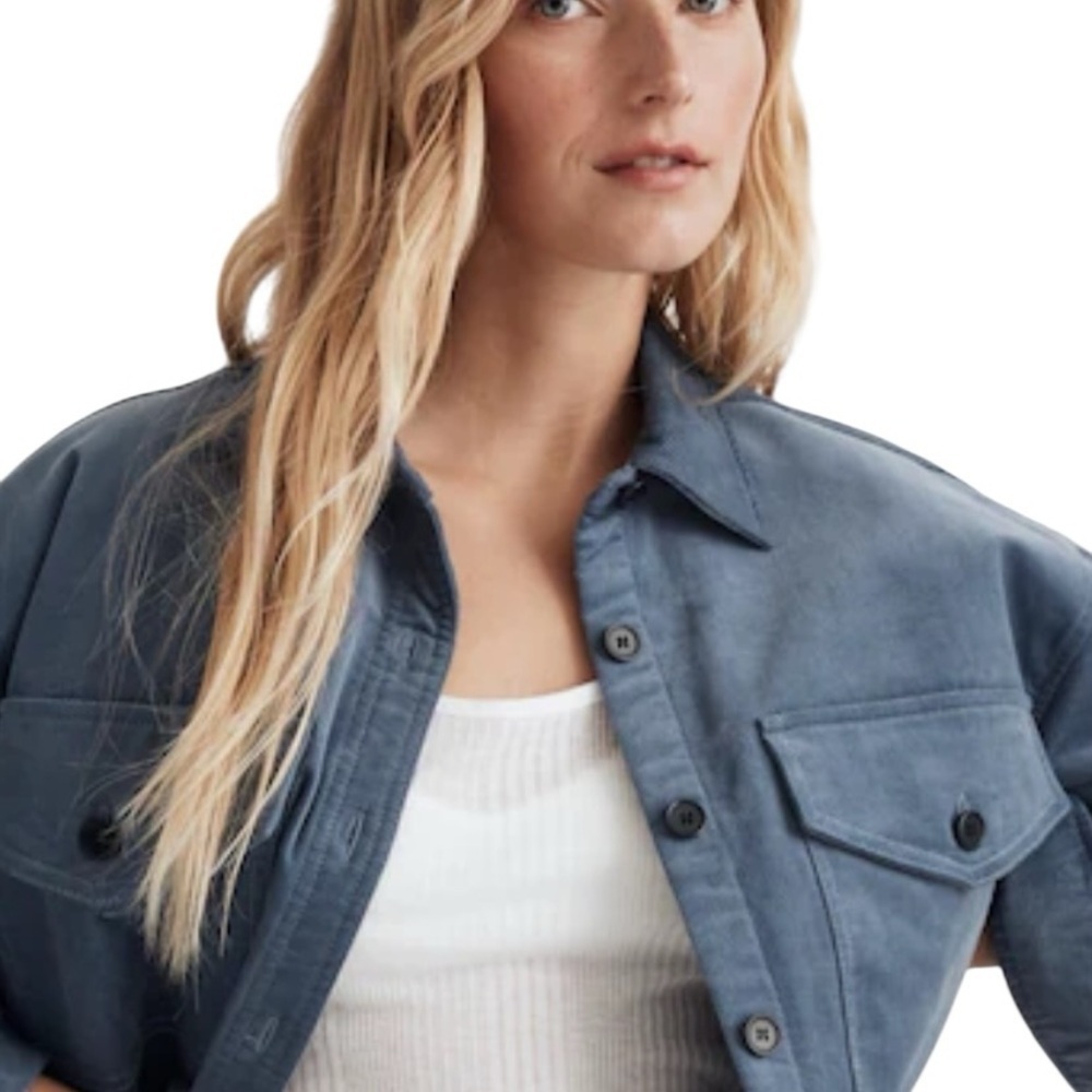 Madewell Corduroy Twill Oversized Shirt Jacket - Picture 3 of 15
